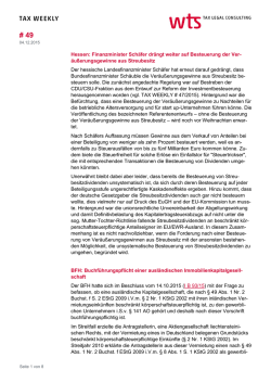 Hessen: Finanzminister Sch&auml;fer dr&auml;ngt weiter auf Besteuerung der