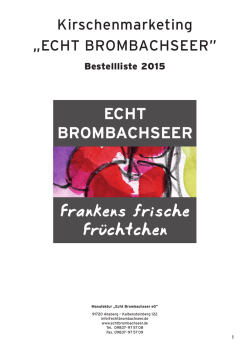 ECHT BROMBACHSEER