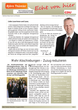 Echt von hier - Björn Thümler