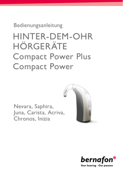 HINTER-DEM-OHR H&Ouml;RGER&Auml;TE
