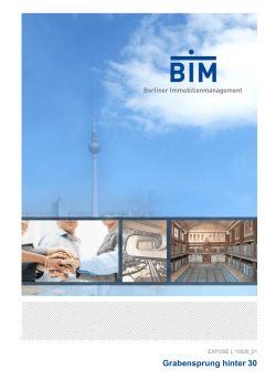 Grabensprung hinter 30 - Liegenschaftsfonds Berlin