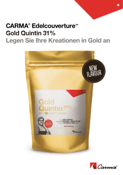 CARMA® Edelcouverture™ Gold Quintin 31% Legen Sie Ihre