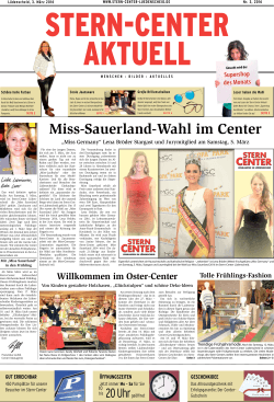 Miss-Sauerland-Wahl im Center - Stern