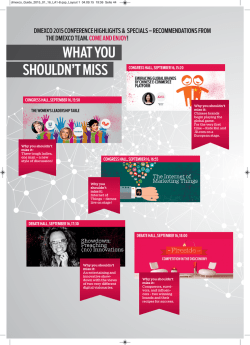 dmexco Conference Program 2015