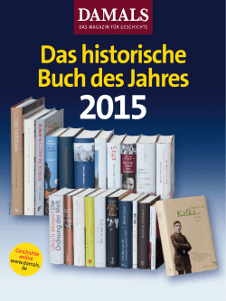 Das historische Buch des Jahres 2015