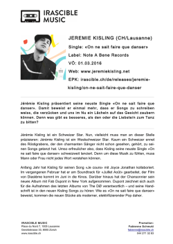 Jeremie Kisling_PR_2016