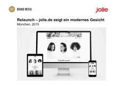 Relaunch – jolie.de zeigt ein modernes Gesicht