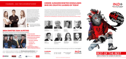 IN.D Best of the Best - Institute of Design Hamburg