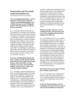 Interview mit Wolfgang Obwexer. &bdquo;Perspektive&ldquo;