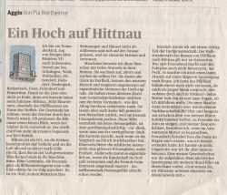Ein Hoch auf Hittnau