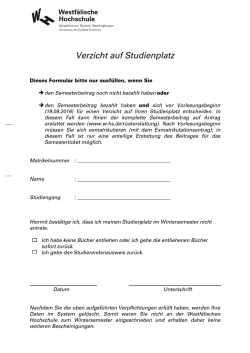 Westfälische Hochschule D