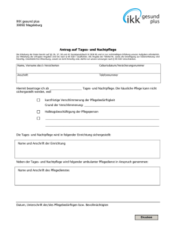 IKK gesund plus 39092 Magdeburg Antrag auf Tages