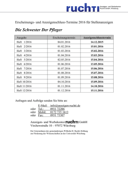 Die Schwester Der Pfleger 2016