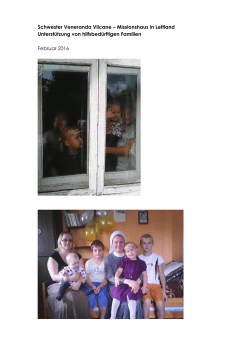 Schwester Veneranda Vilcane – Missionshaus in Lettland