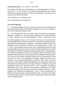 Nr. 10/2015/9 - Obergerichtsentscheide des Kantons Schaffhausen