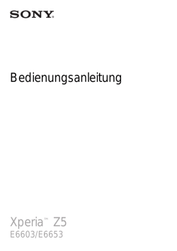 Handbuch Sony Xperia Z5 - M-net