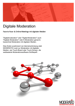 Digitale Moderation