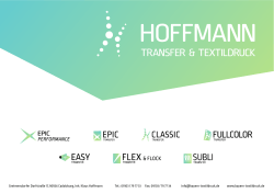 Datenblatt - Hoffmann