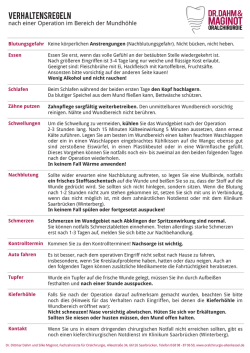 PDF - Oralchirurgie in Saarbrücken Altenkessel