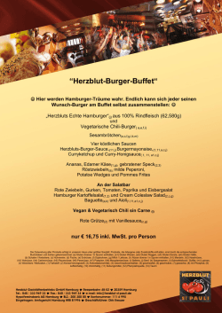 Herzblut-Burger-Buffet