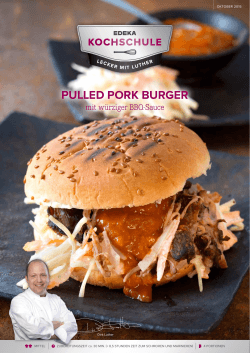 pulled pork burger - Nordfrischecenter