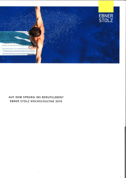 EBNER STOLZ HOCHSCHULTAG 2016