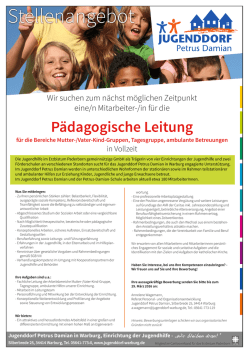 P&auml;dagogische Leitung