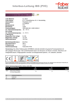 Interbus-Leitung IBS (PVC)