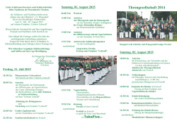 Festfolge als PDF herunterladen - Sch&uuml;tzenverein "Hinter den drei
