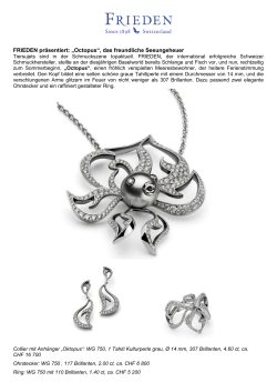 FRIEDEN präsentiert: „Octopus“, das freundliche Seeungeheuer