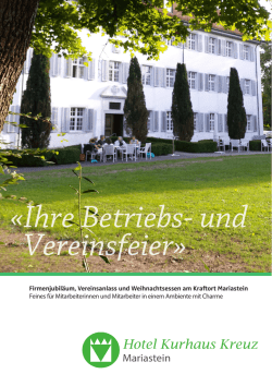 Ihre Betriebs- und Vereinsfeier