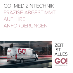 GO! MEDIZINTECHNIK PR&Auml;ZISE ABGESTIMMT AUF IHRE