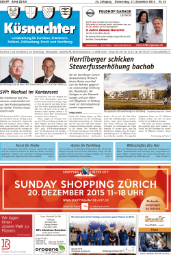 Herrliberger schicken Steuerfusserh&ouml;hung bachab
