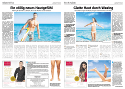 Ein v&ouml;llig neues Hautgef&uuml;hl Glatte Haut durch Waxing