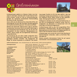 Großsteinhausen gehörte zu früheren Zeiten zum Her zogtum