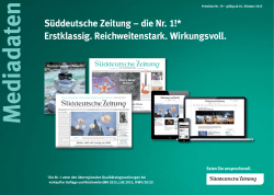 - deutsch - Die Produkte der Süddeutschen Zeitung