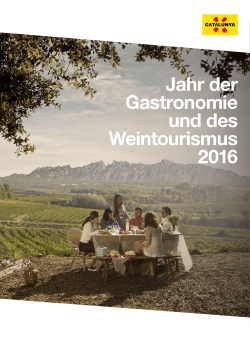 Jahr der Gastronomie und des Weintourismus 2016