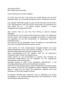 Ich hoffe, dass sich alle in - Realschule Essen