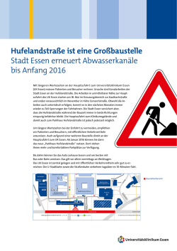 Hufelandstra&szlig;e ist eine Gro&szlig;baustelle