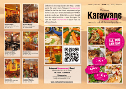 Specials  - Restaurant Karawane