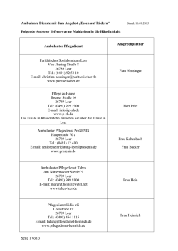 Essen auf Rädern 16.09.2015