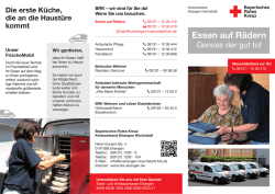 Essen auf R&auml;dern - BRK Kreisverband Erlangen