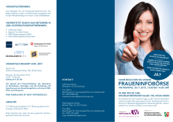 Fraueninfobörse zum Wiedereinstieg, 30. November 2015, Essen