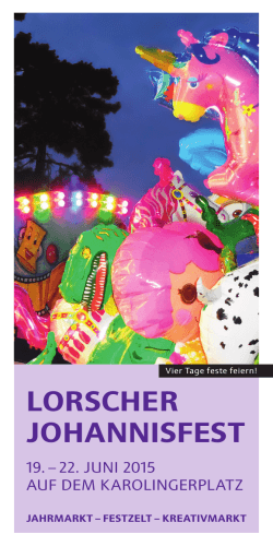 Johannisfest - Stadt Lorsch