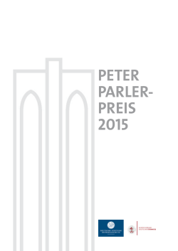 peter parler- preis 2015 - Bundesverband Deutscher Steinmetze