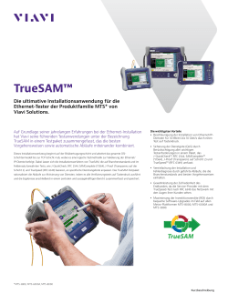 TrueSAM - Viavi Solutions Inc.