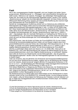 gungsvarianten &bdquo;Abw&auml;rmenutzung&ldquo; vs.