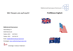 Informationen zur Profilklasse Englisch