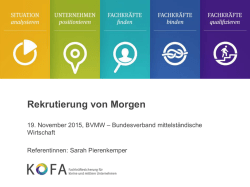 Rekrutierung von Morgen