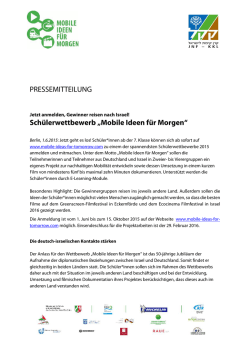 Pressemitteilung herunterladen